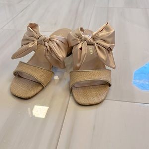 Jack Rogers Bow and Raffia sandals